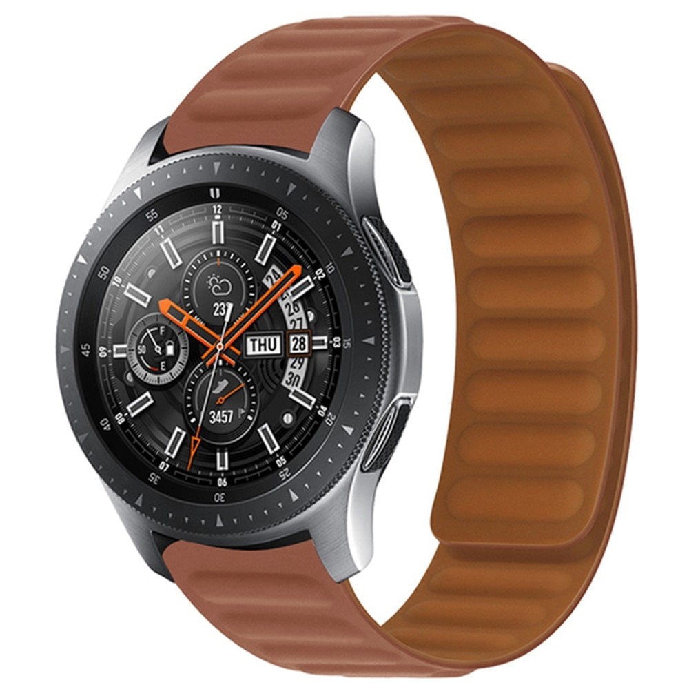Correa magnética silicona Samsung Galaxy Watch 46mm Marrón