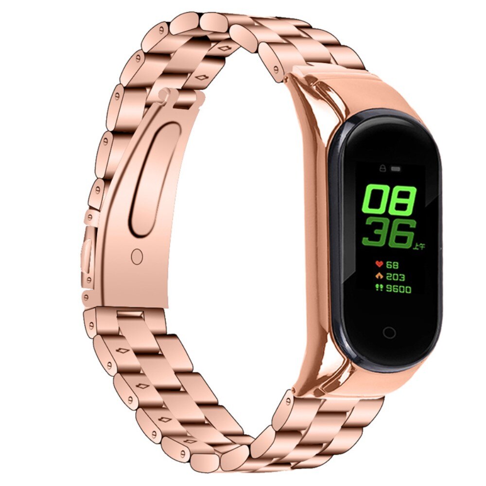 Correa de acero Xiaomi Mi Band 7 Oro rosa