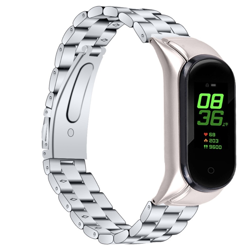 Correa de acero Xiaomi Mi Band 7 Plata