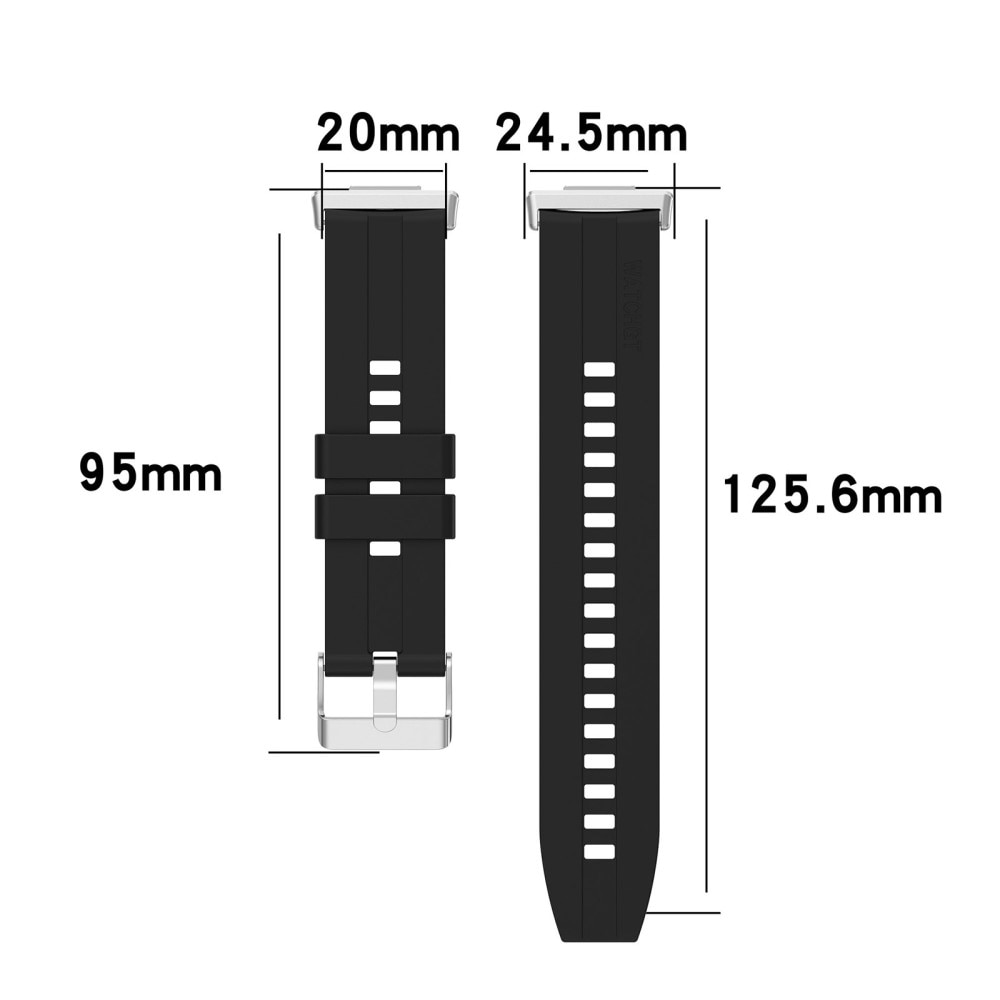 Correa de silicona para Huawei Watch Fit 2, Negro