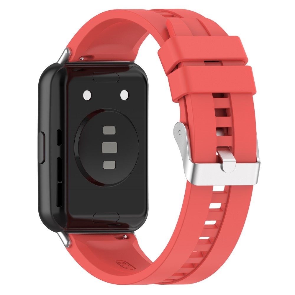 Correa de silicona para Huawei Watch Fit 2, rojo