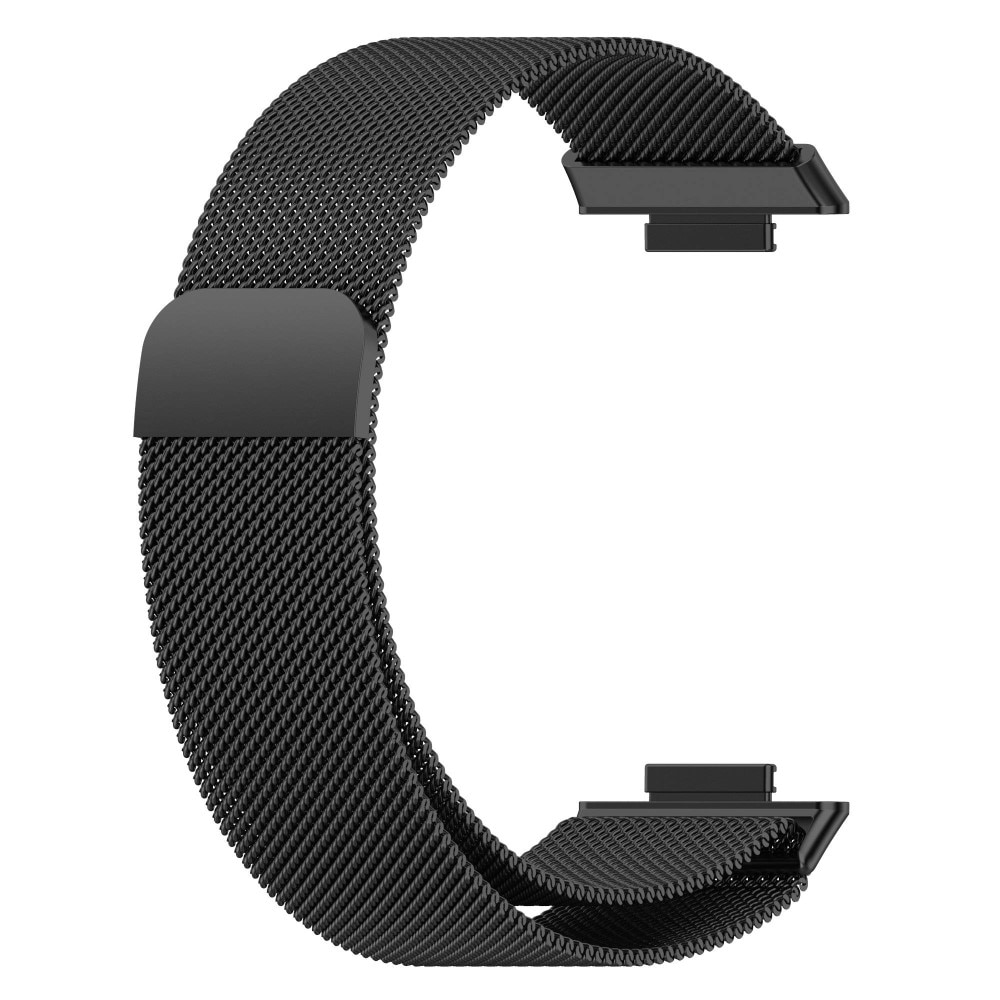 Pulsera milanesa para Huawei Watch Fit 2, Negro