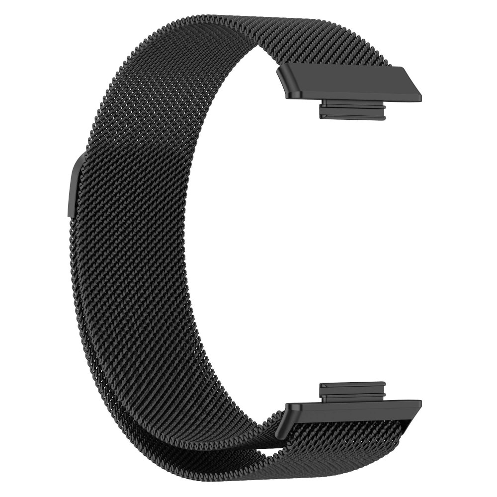 Pulsera milanesa para Huawei Watch Fit 2, Negro