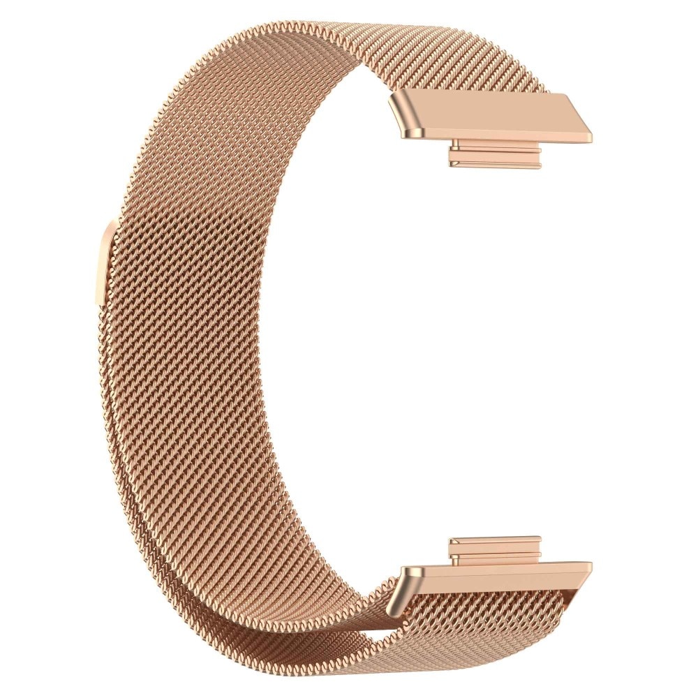 Pulsera milanesa para Huawei Watch Fit 2, oro rosa