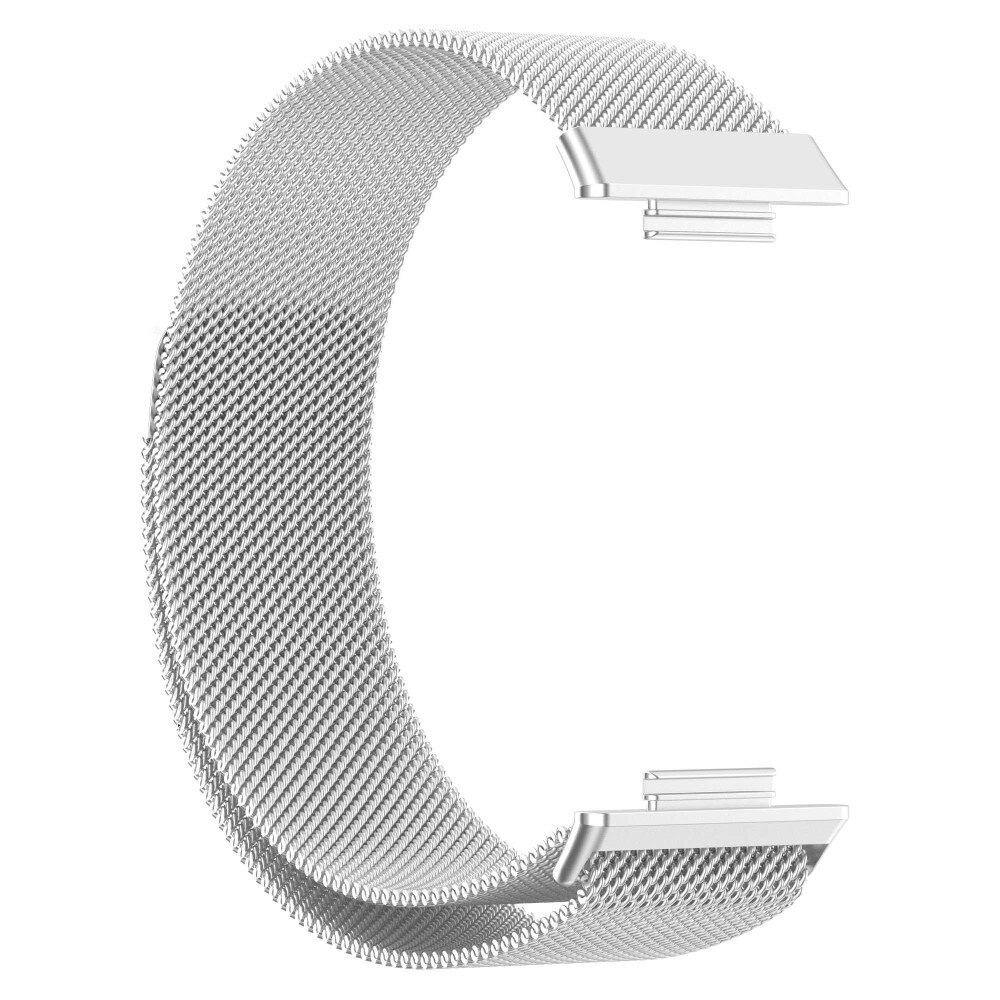 Pulsera milanesa para Huawei Watch Fit 2, Plata