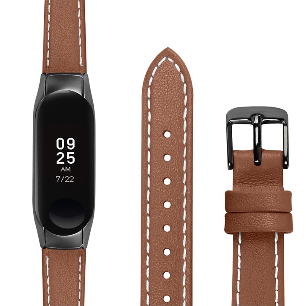 Correa de Piel Xiaomi Mi Band 7 Marrón