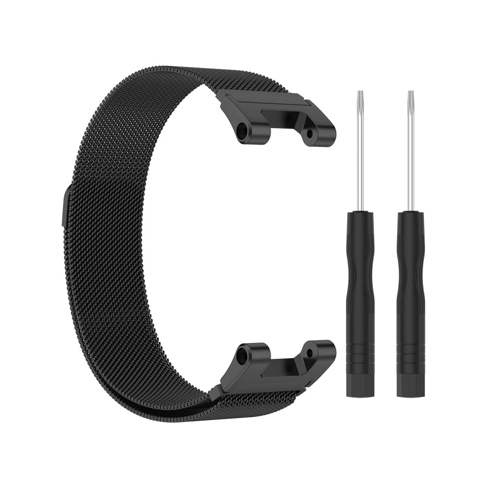 Pulsera milanesa para Amazfit T-Rex/T-Rex Pro, negro