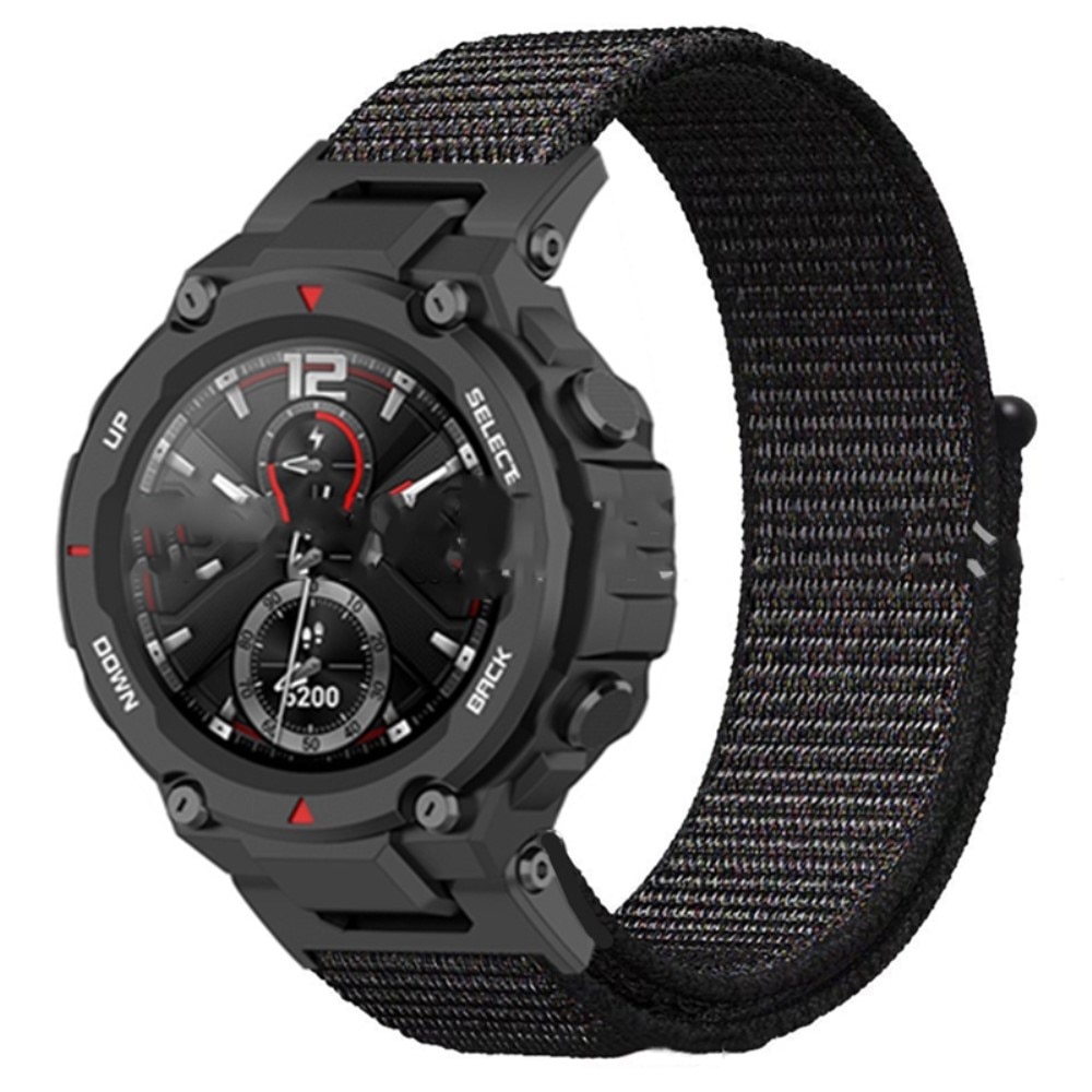 Correa de nailon Amazfit T-Rex Pro/T-Rex Negro