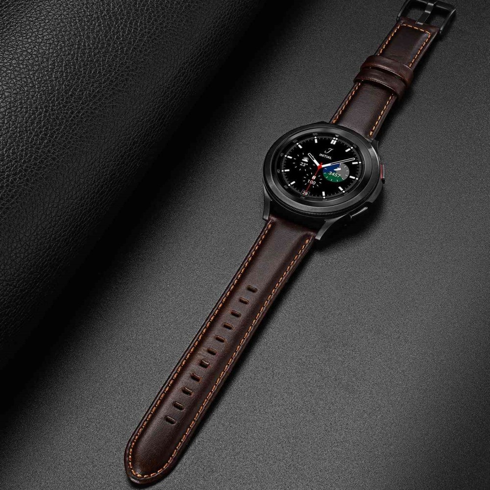 Correa de cuero Samsung Galaxy Watch 6 Classic 43mm Brown