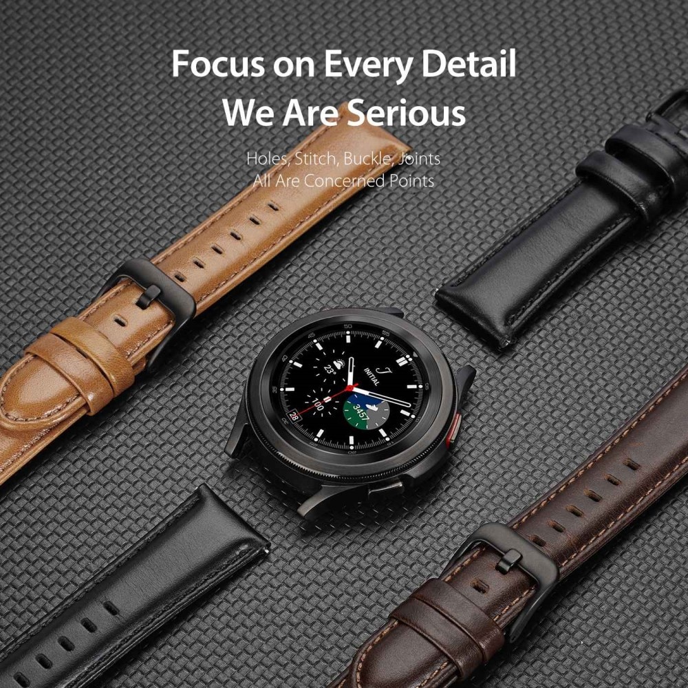Correa de cuero Samsung Galaxy Watch 6 Classic 43mm Black