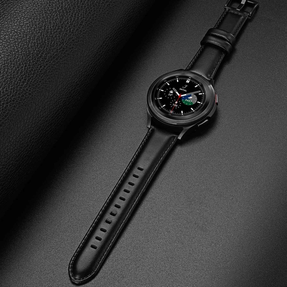 Correa de cuero Samsung Galaxy Watch 6 44mm Black