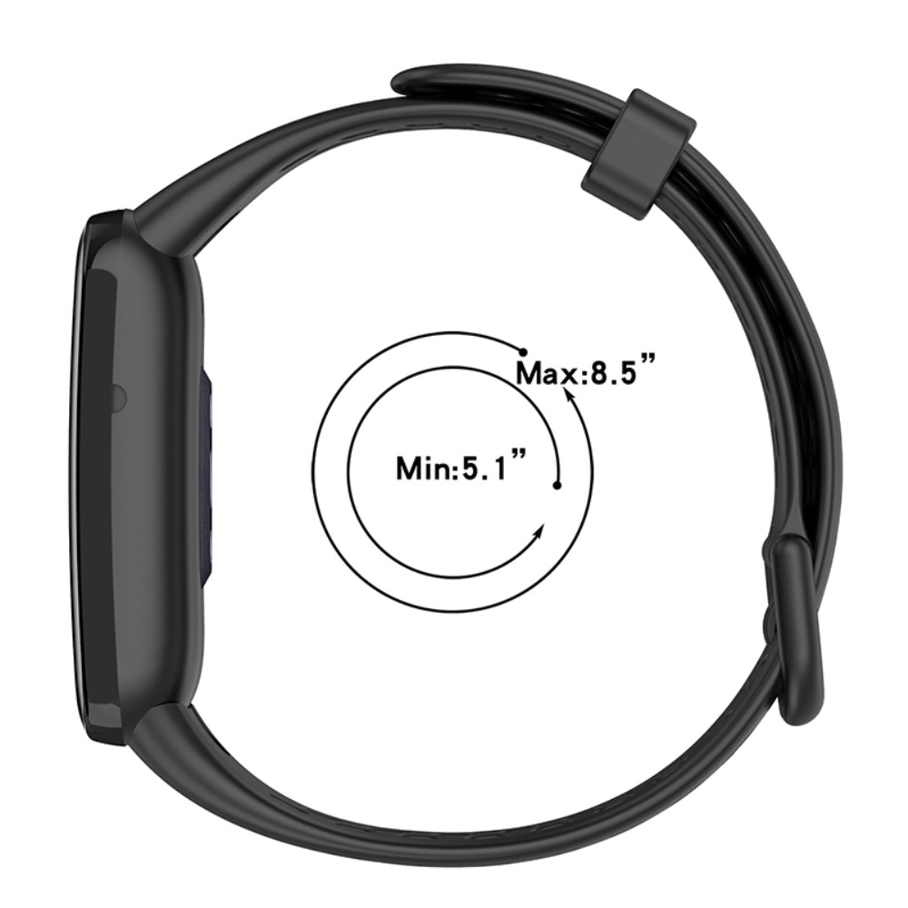 Correa Sport de silicona Xiaomi Mi Band 7 Negro