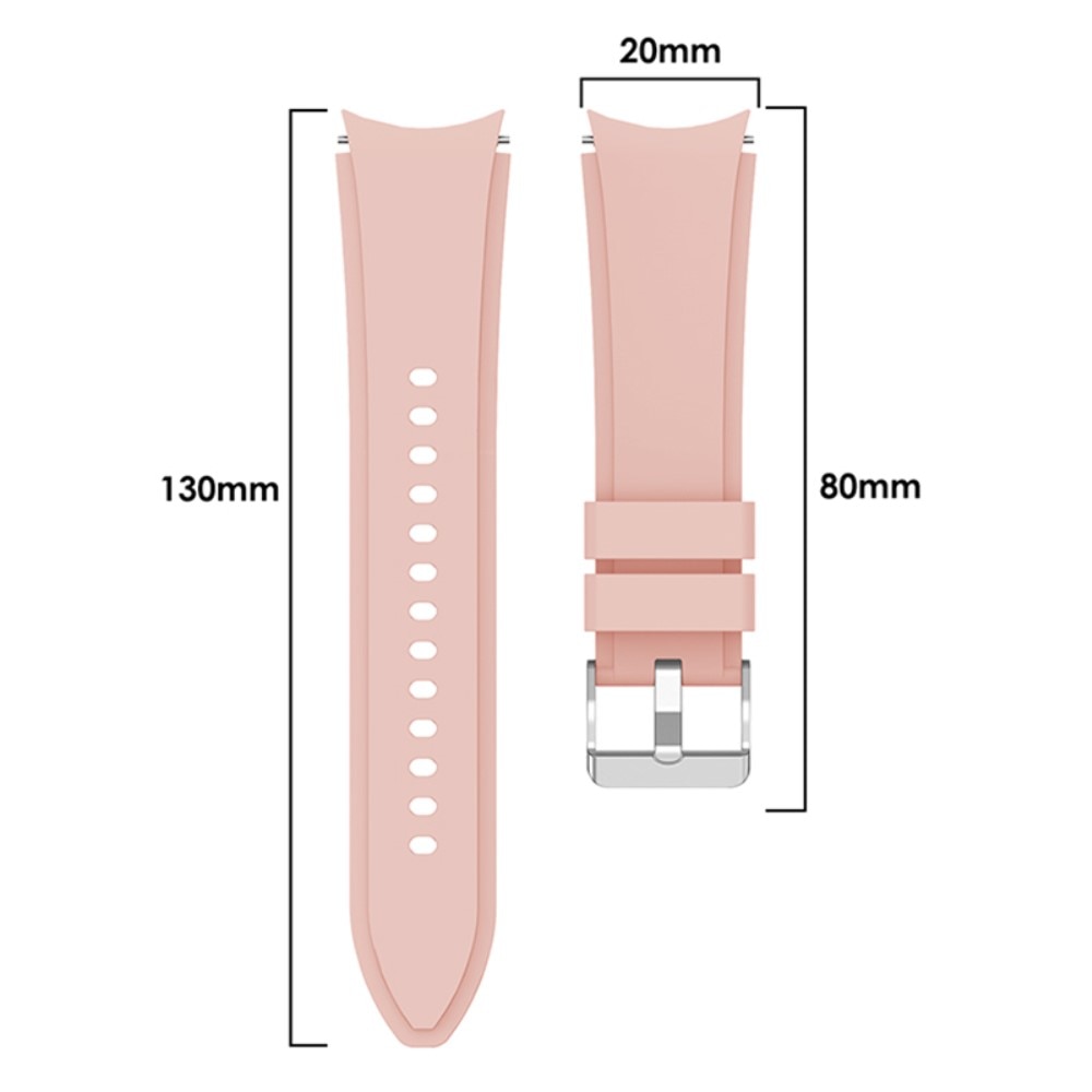 Full Fit Correa silicona Samsung Galaxy Watch 4 40mm, rosado