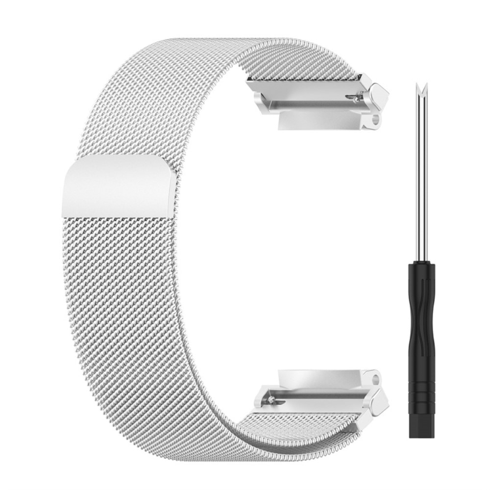 Pulsera milanesa para Amazfit T-Rex 2, plata