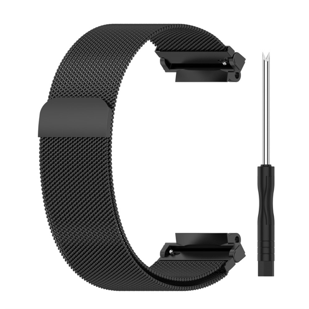 Pulsera milanesa para Amazfit T-Rex 2, negro