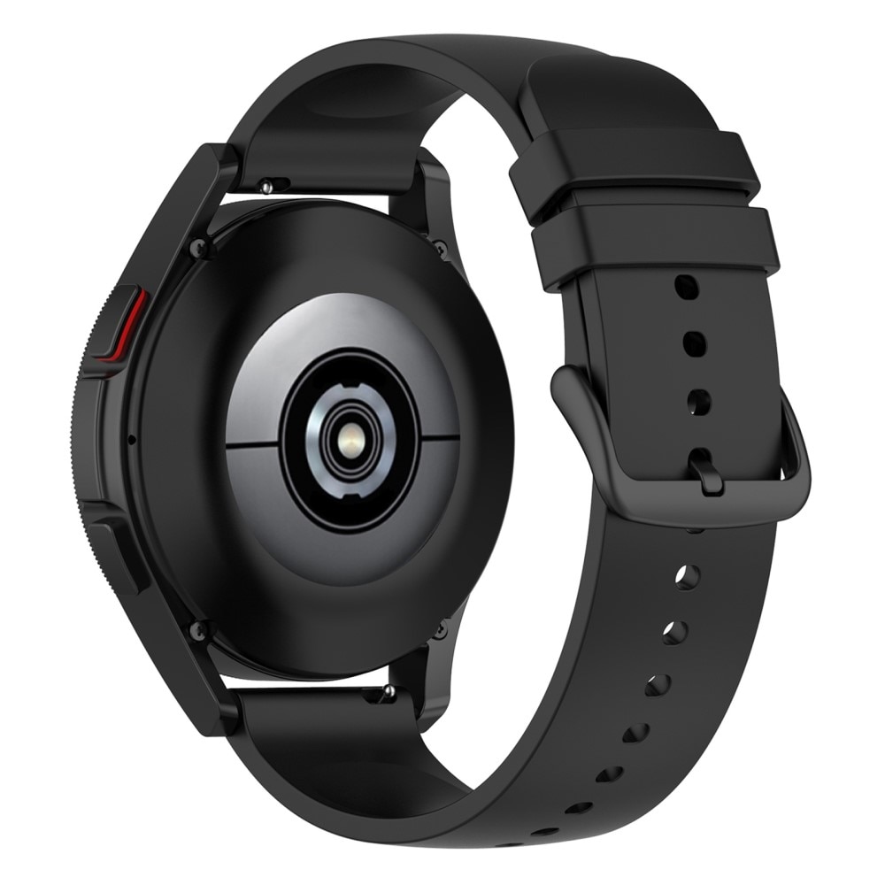 Correa de silicona para Samsung Galaxy Watch 5 Pro 45mm, Negro