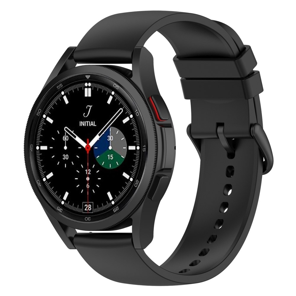 Correa de silicona para Samsung Galaxy Watch 5 Pro 45mm, Negro