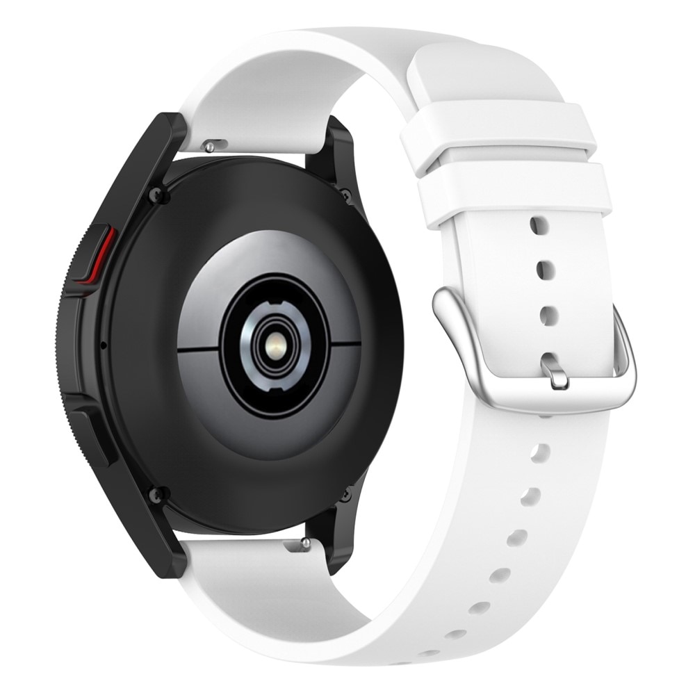 Correa de silicona para Samsung Galaxy Watch 5 Pro 45mm, blanco