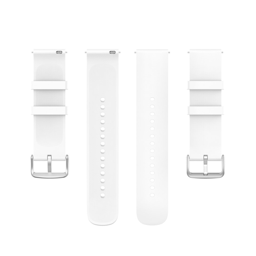 Correa de silicona para Withings ScanWatch 2 42mm, blanco