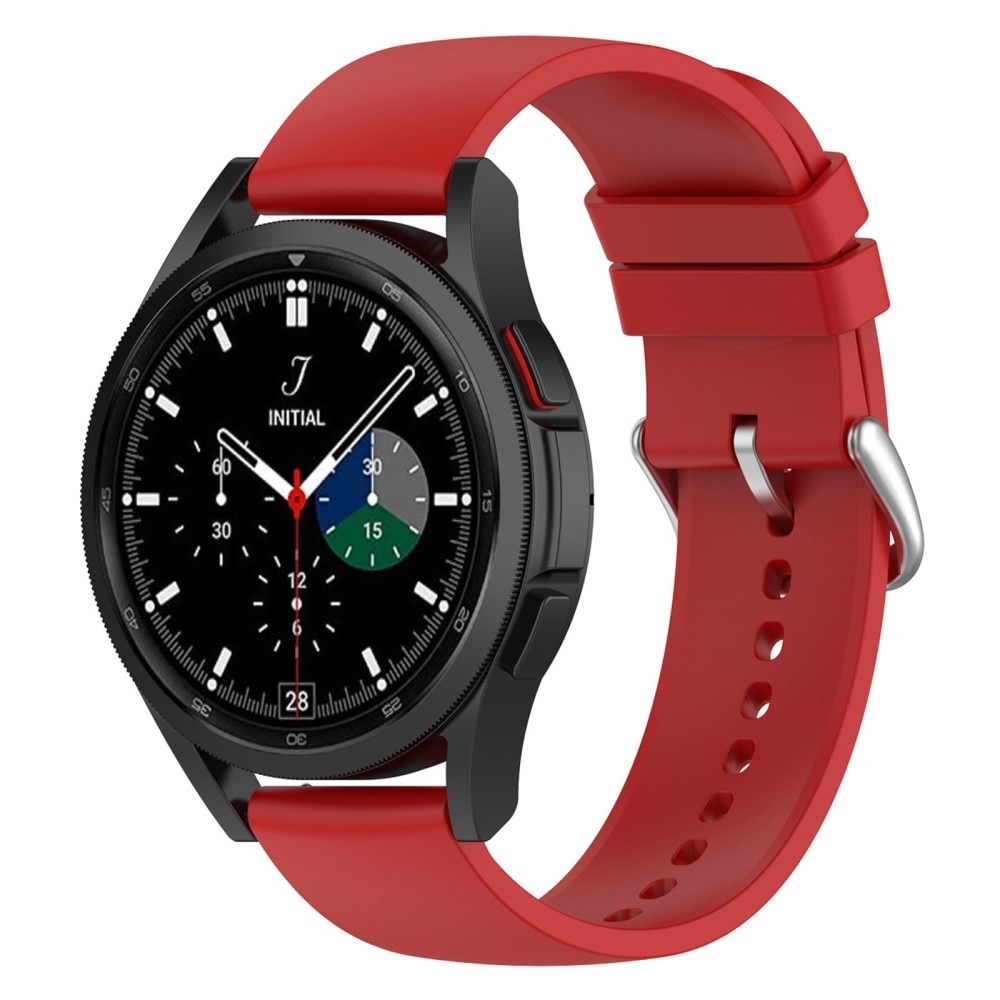 Correa de silicona para Samsung Galaxy Watch 5 44mm, Rojo