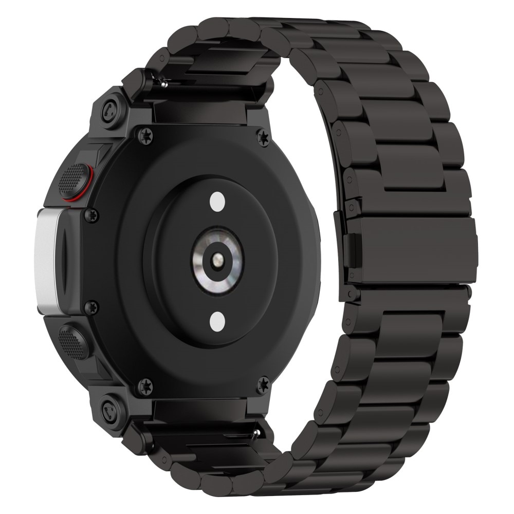Correa de acero Amazfit T-Rex 2 Negro