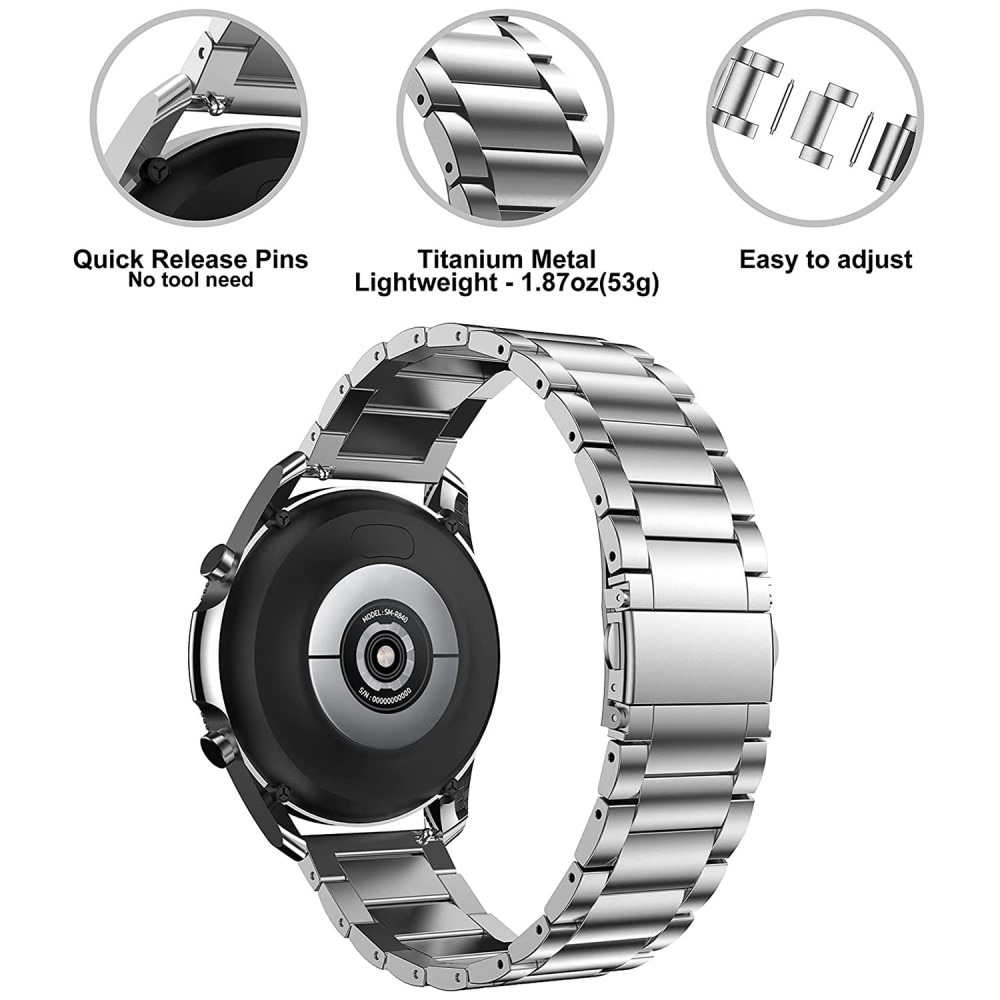 Correa de titanio Hama Fit Watch 4910 plata
