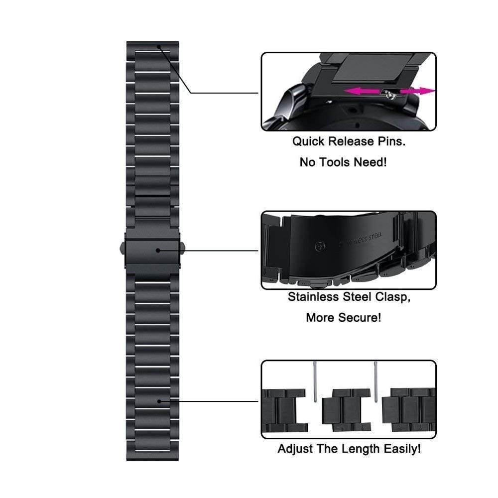Correa de titanio Samsung Galaxy Watch 4 44mm Negro