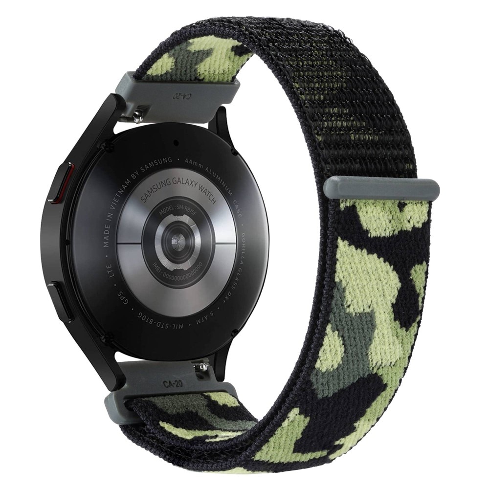 Correa de nailon Samsung Galaxy Watch 6 44mm Camuflaje