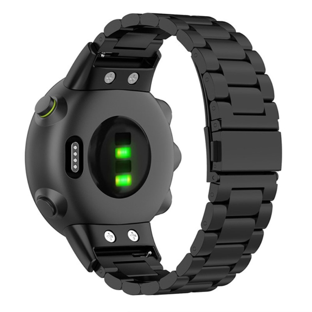 Correa de acero Garmin Forerunner 45 Negro