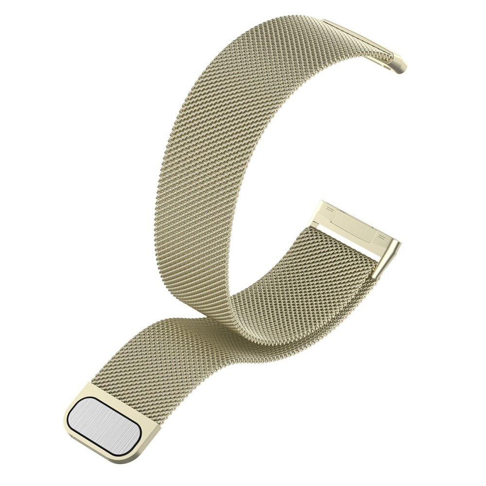 Pulsera milanesa para Fitbit Versa 4, oro