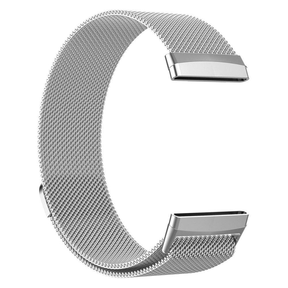 Pulsera milanesa para Fitbit Versa 3/Sense, plata