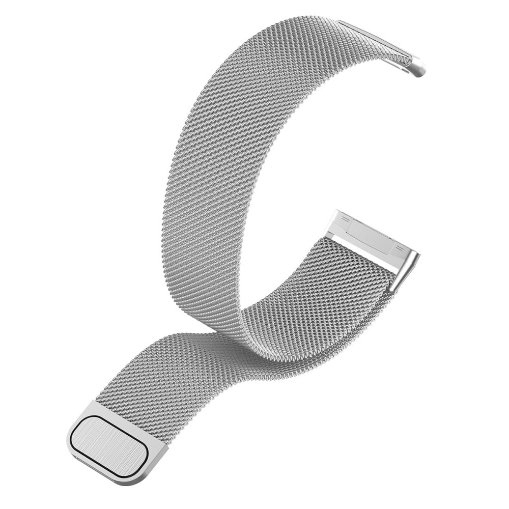 Pulsera milanesa para Fitbit Versa 4, plata