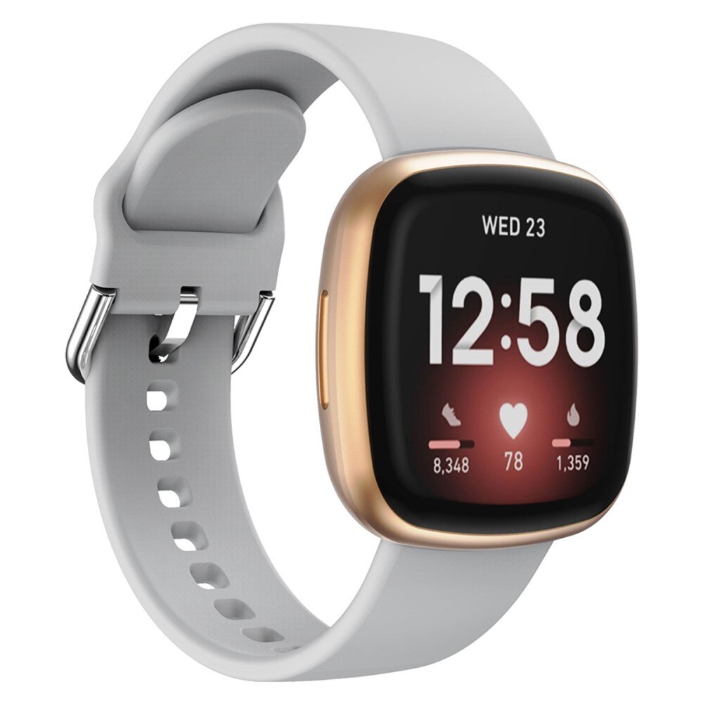Correa de silicona para Fitbit Sense 2, Gris