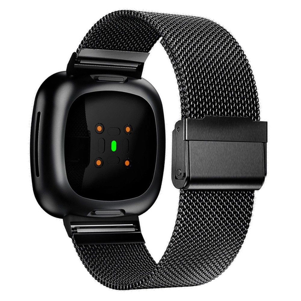 Correa de malla Fitbit Versa 3/Sense Black