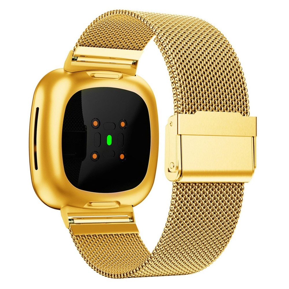 Correa de malla Fitbit Versa 3/Sense Gold