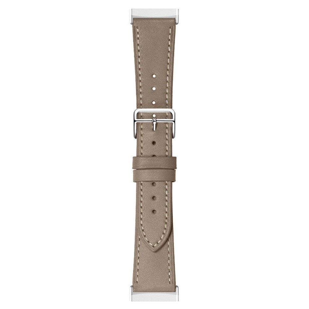 Correa de Piel Fitbit Versa 4 Gris