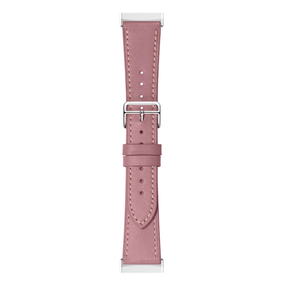 Correa de Piel Fitbit Versa 4 Rosa