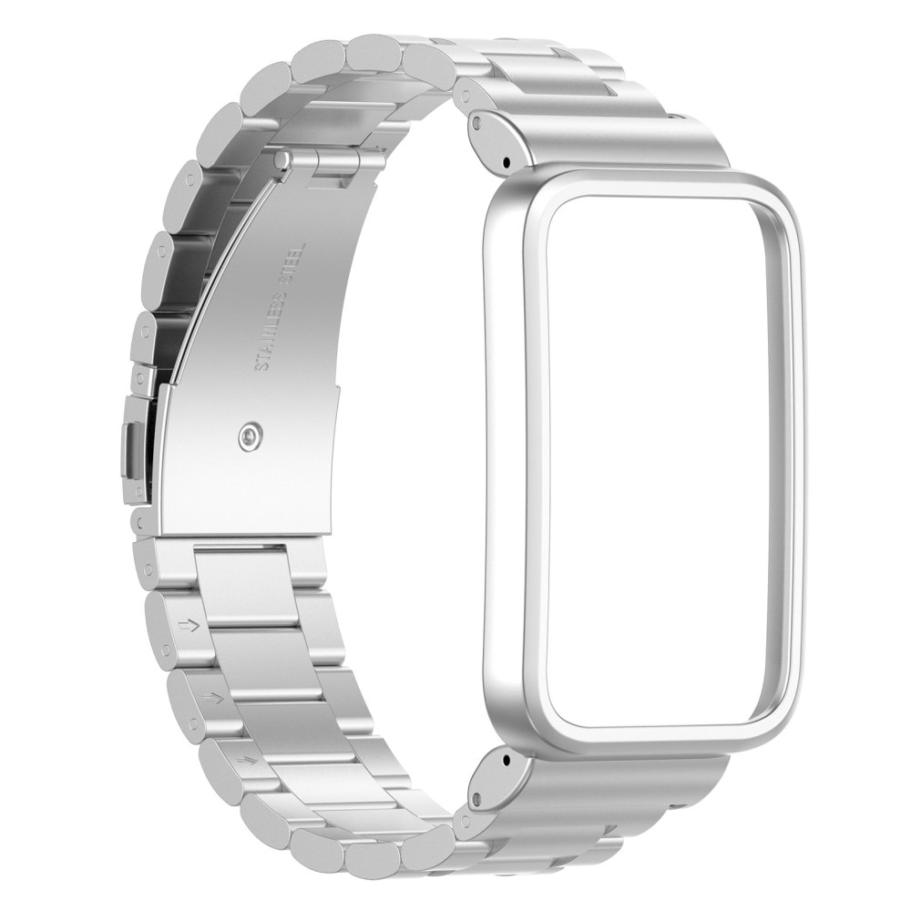 Correa de acero Xiaomi Mi Band 7 Pro Plata