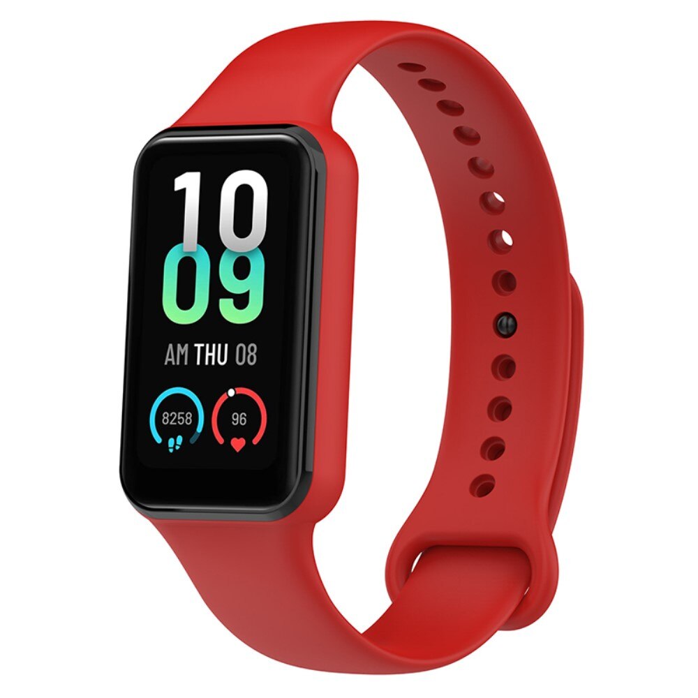 Correa de silicona para Amazfit Band 7, rojo