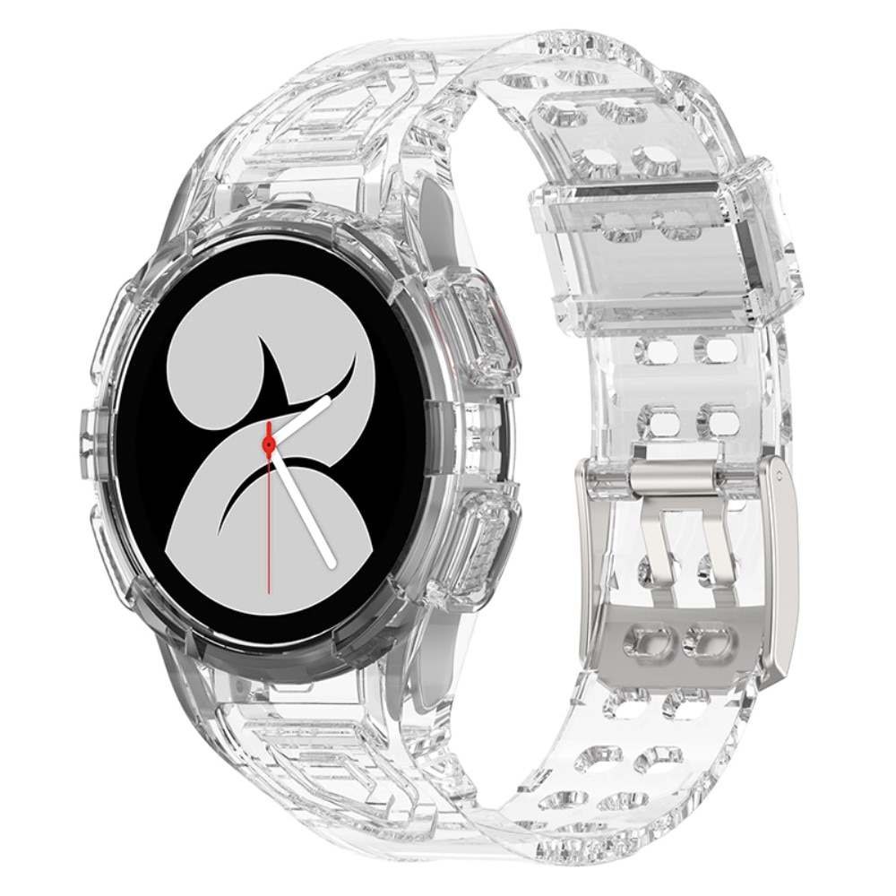 Correa con funda Crystal Samsung Galaxy Watch 4/5 40mm Transparente