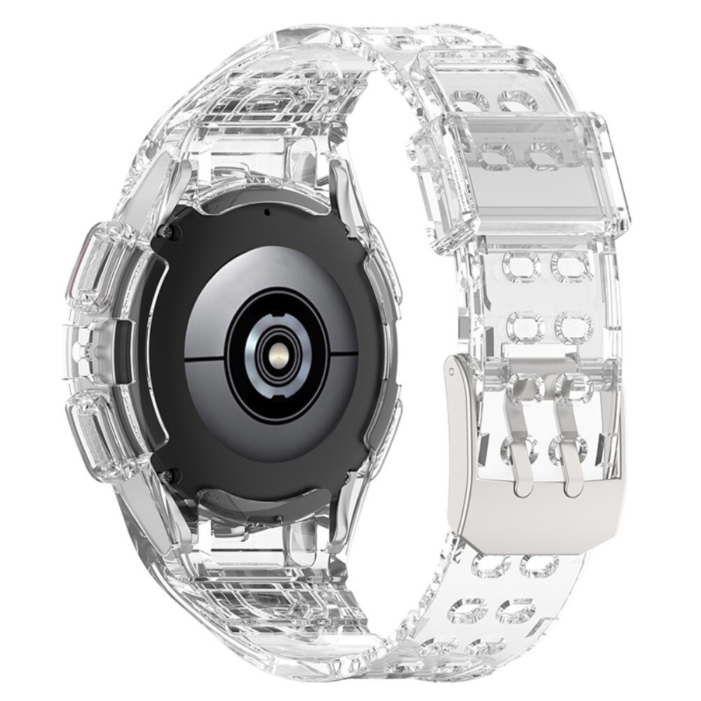 Correa con funda Crystal Samsung Galaxy Watch 4/5 44mm Transparente