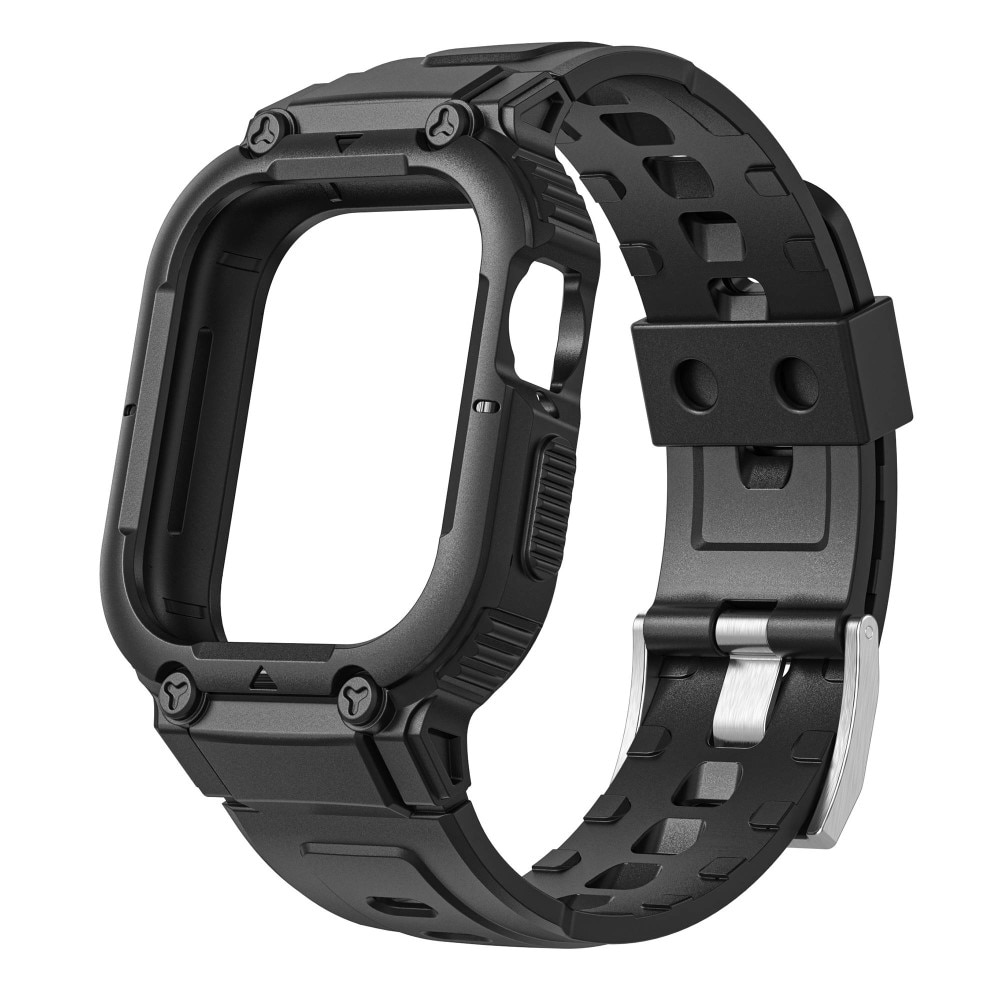 Correa con funda Aventura Apple Watch 41mm Series 7 negro