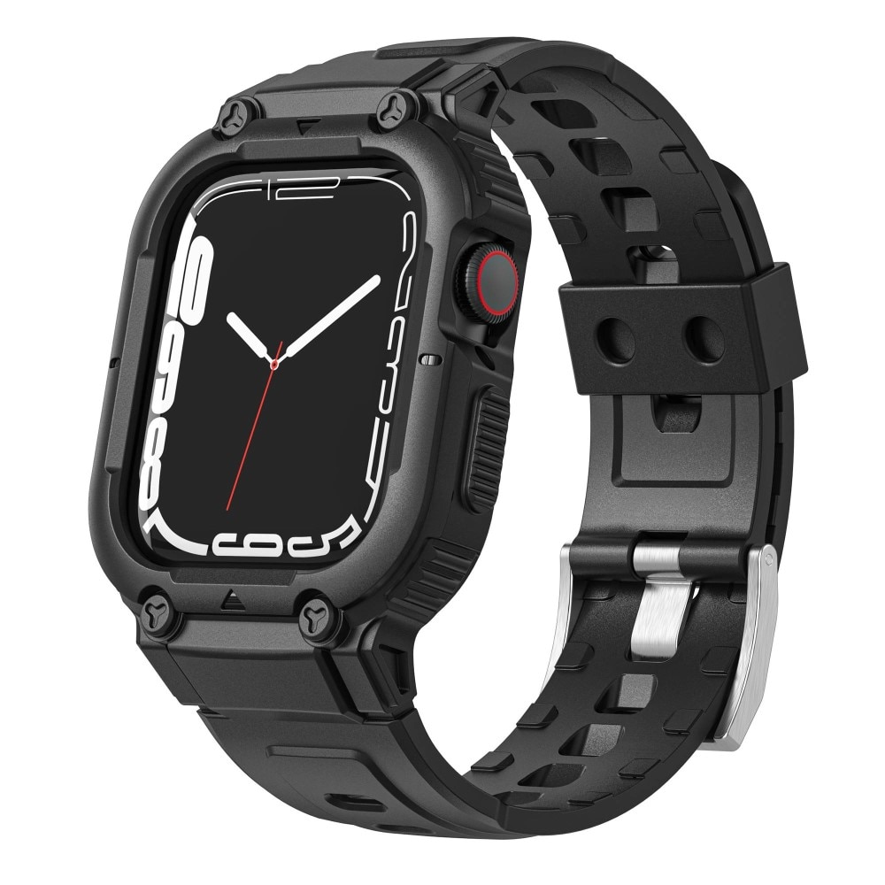 Correa con funda Aventura Apple Watch 41mm Series 7 negro