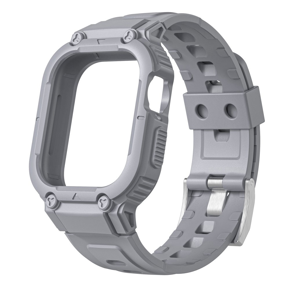 Correa con funda Aventura Apple Watch SE 40mm gris