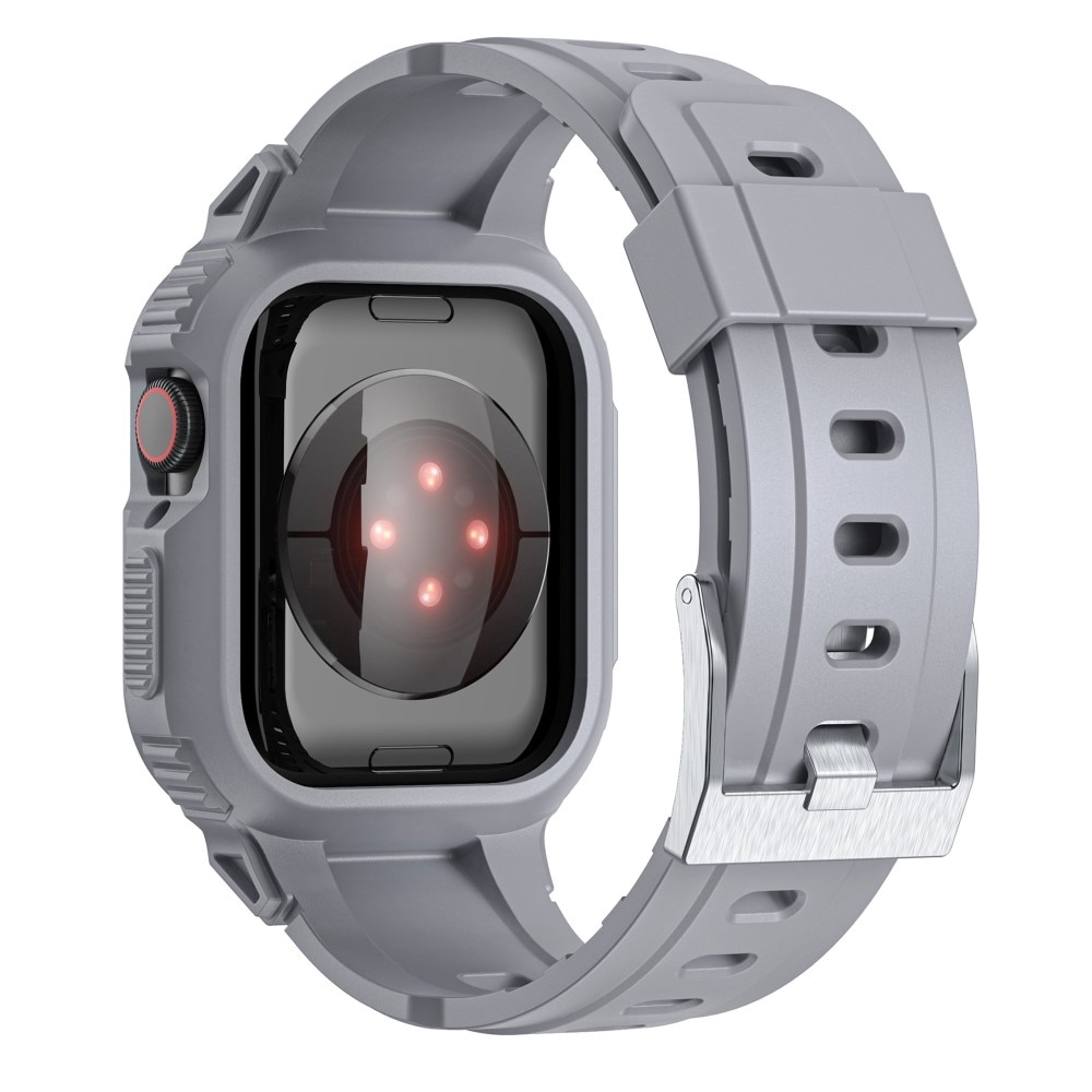 Correa con funda Aventura Apple Watch 41mm Series 7 gris