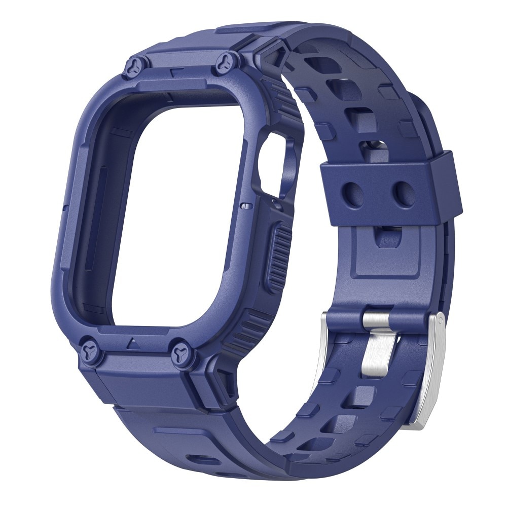 Correa con funda Aventura Apple Watch 42mm azul