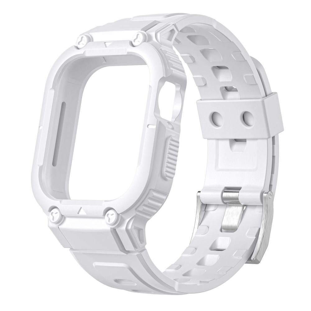 Correa con funda Aventura Apple Watch 45mm Series 9 blanco