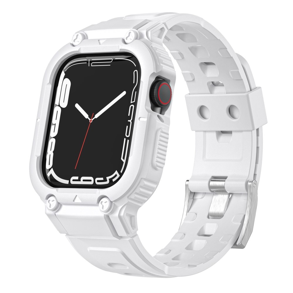 Correa con funda Aventura Apple Watch 45mm Series 8 Blanco