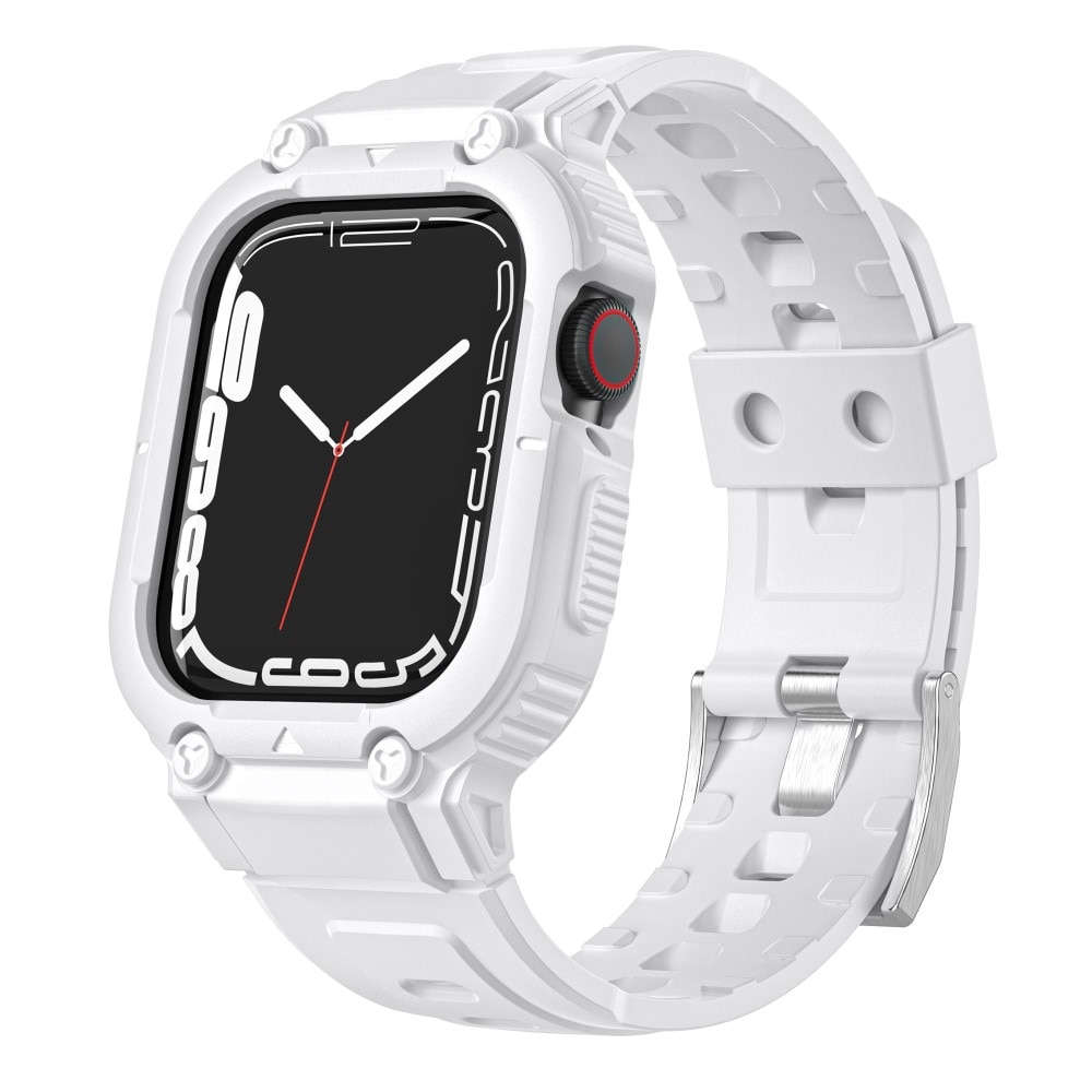 Correa con funda Aventura Apple Watch 45mm Series 9 blanco