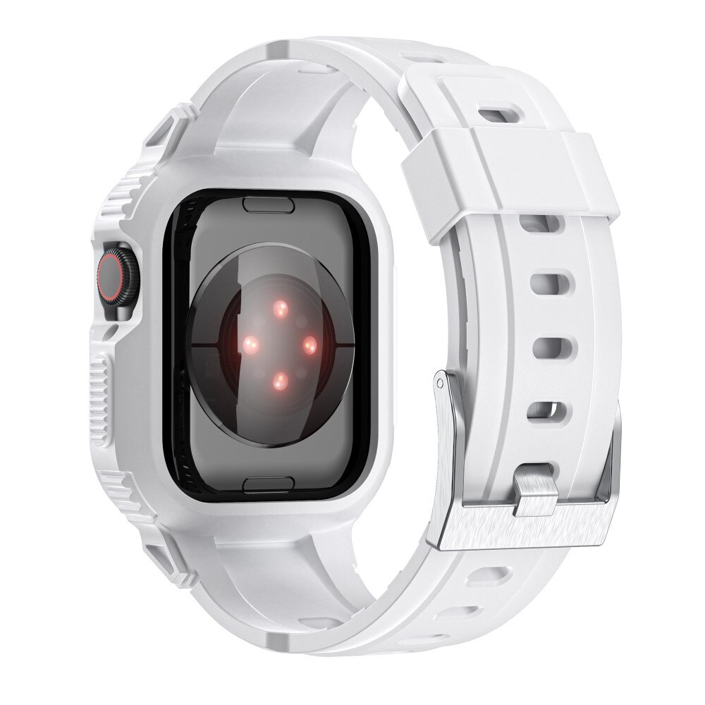 Correa con funda Aventura Apple Watch 45mm Series 8 Blanco